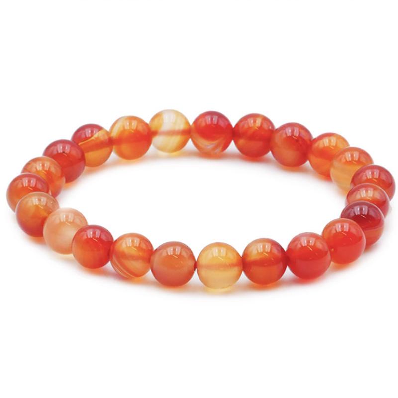 Bracelet Cornaline 8 mm