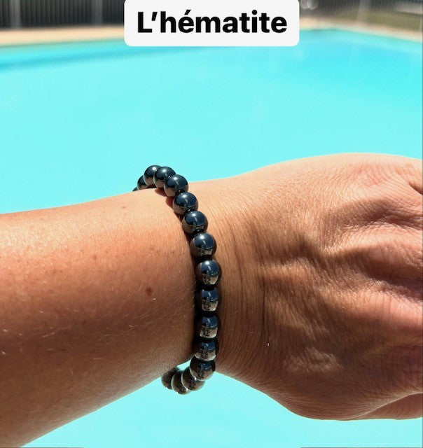 BRACELET HEMATITE 8mm