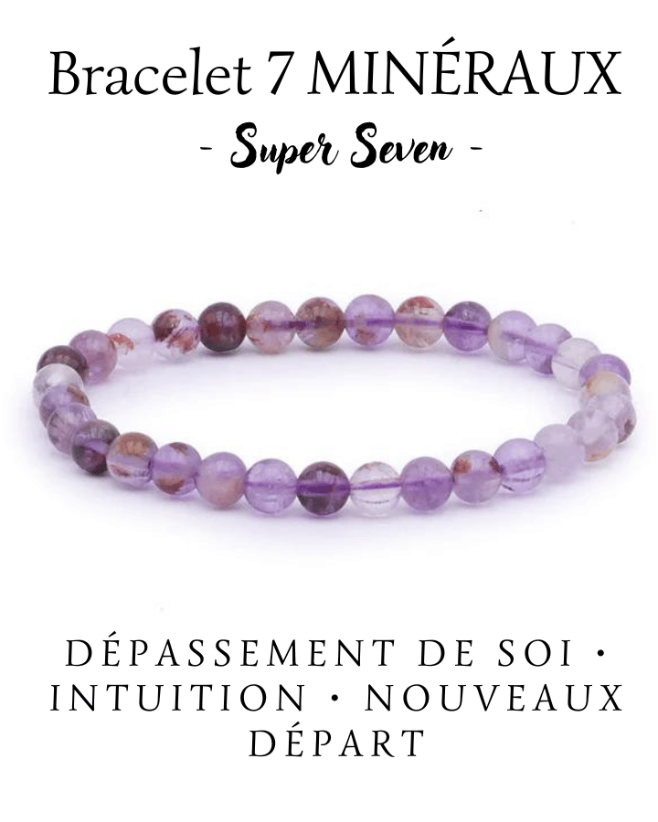 Bracelet Super Seven 6 mm