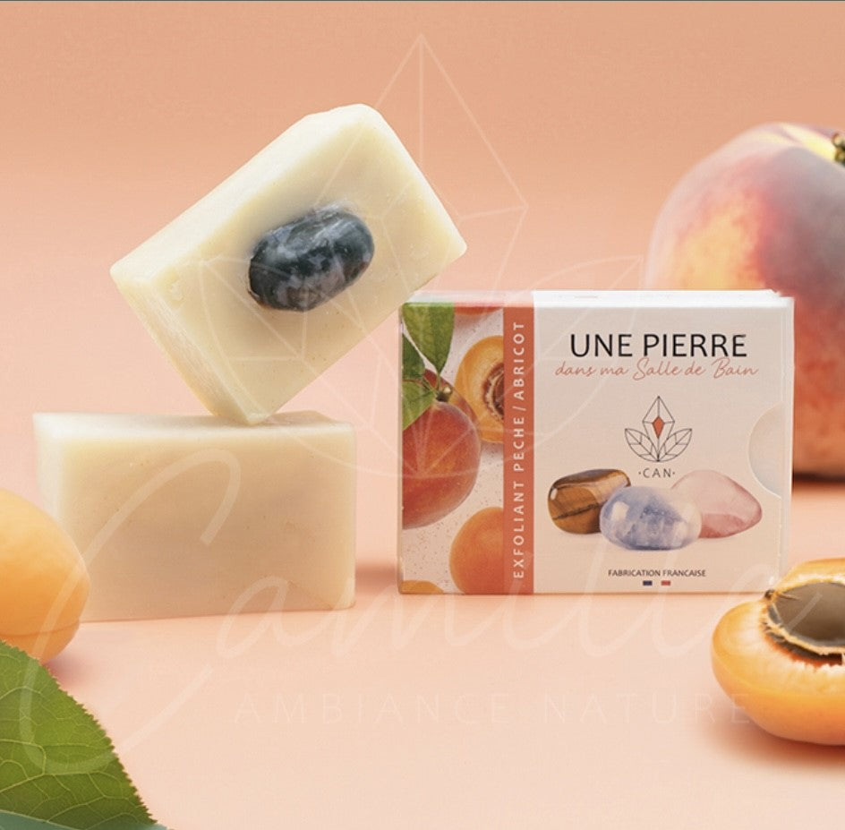 Savon exfoliant Pêche-Abricot
