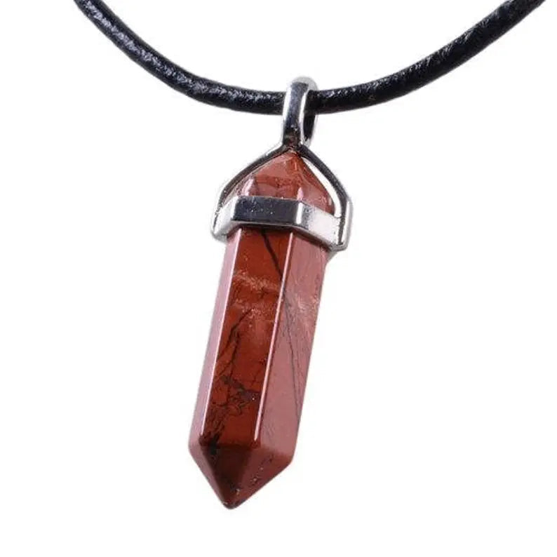Pendentif Jaspe Rouge