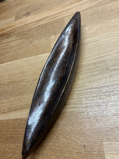 Porte encens long bois "Pirogue" 25 cm