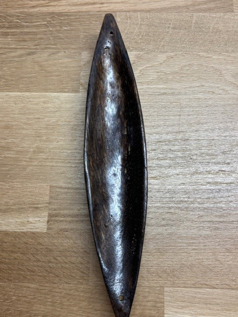 Porte encens long bois "Pirogue" 25 cm