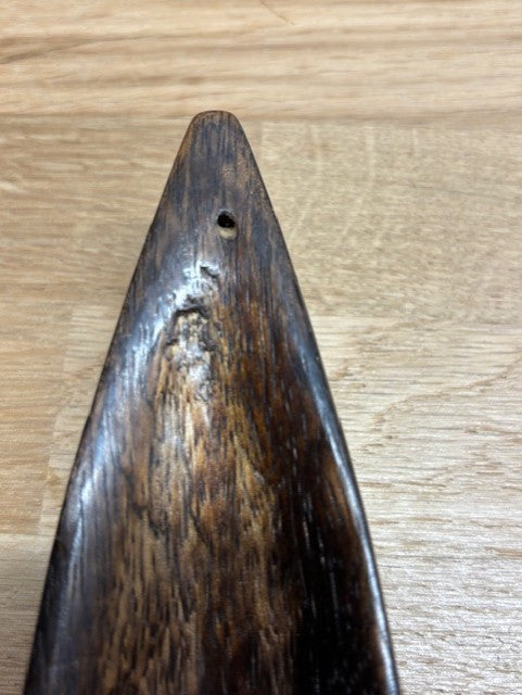 Porte encens long bois "Pirogue" 25 cm