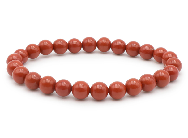 Bracelet Jaspe rouge Homme