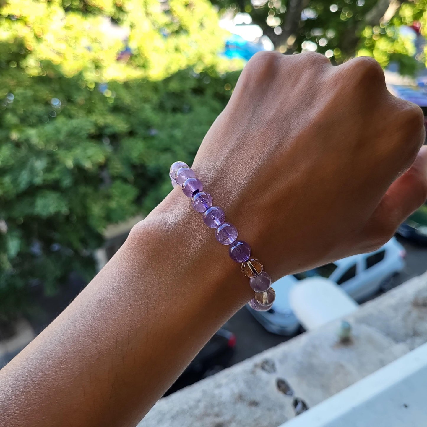 BRACELET AMÉTRINE 8 mm