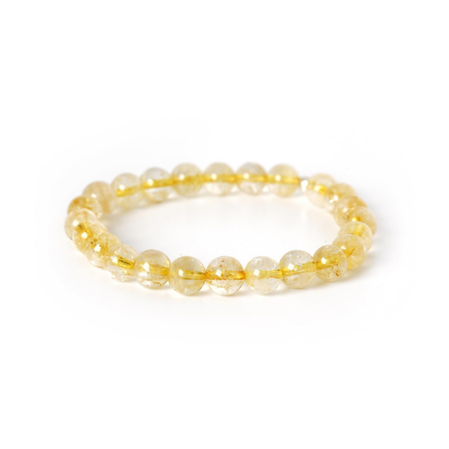 Bracelet "réussite" Citrine 8 mm