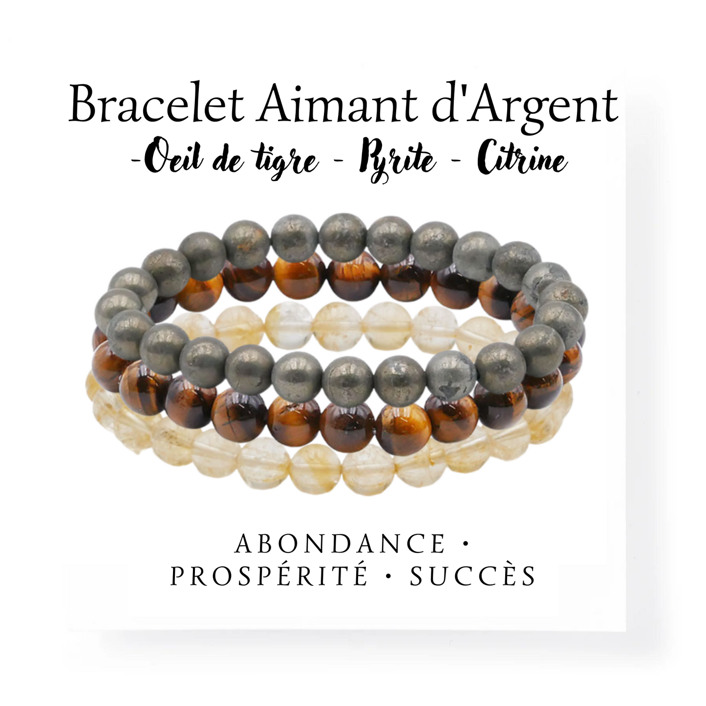 Bracelet Magnétisme d'Argent