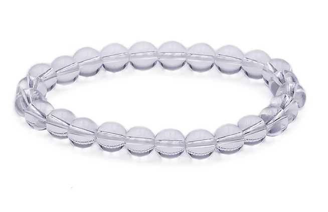 BRACELET CRISTAL DE ROCHE 8 mm "AMPLIFICATION"