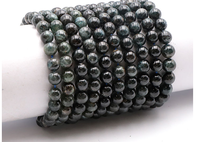 BRACELET CYANITE VERTE NOIRE