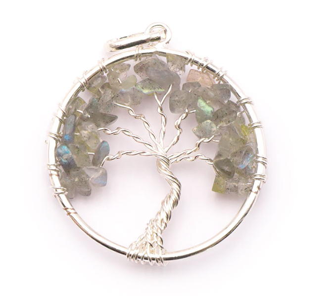 PENDENTIF ARBRE DE VIE LABRADORITE