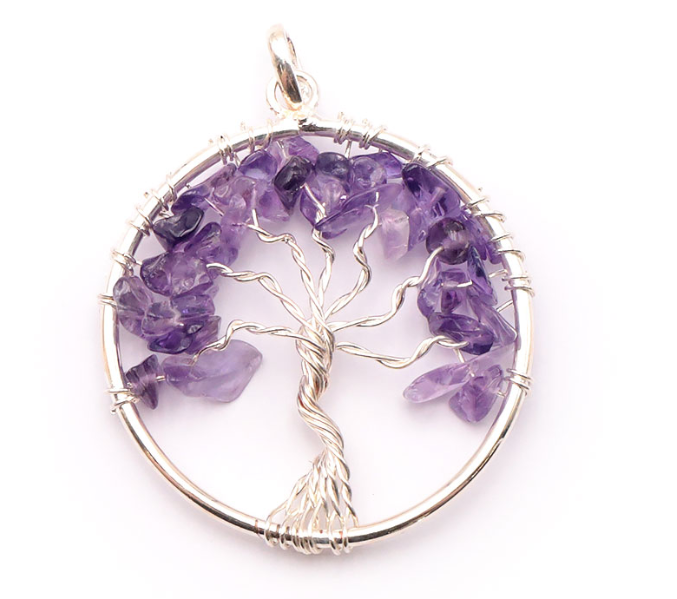PENDENTIF ARBRE DE VIE AMETHYSTE