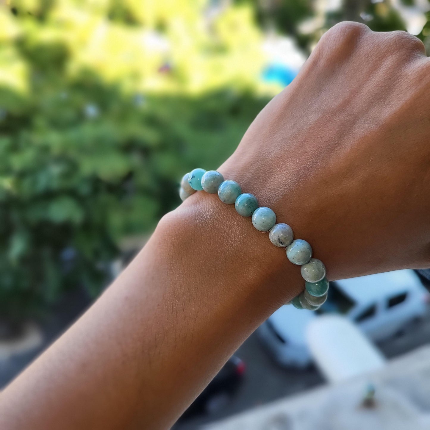 BRACELET AMAZONITE du PÉROU