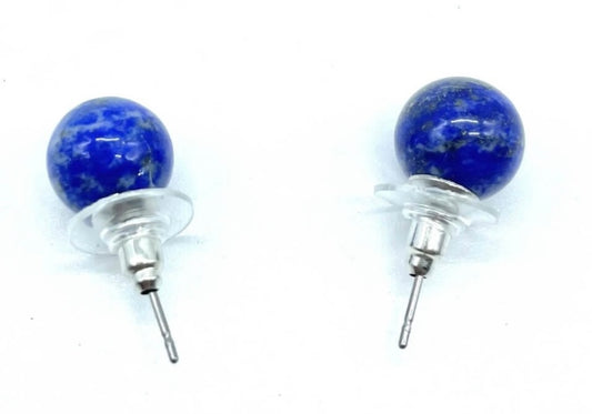 Boucles d'oreilles perles Lapis Lazuli